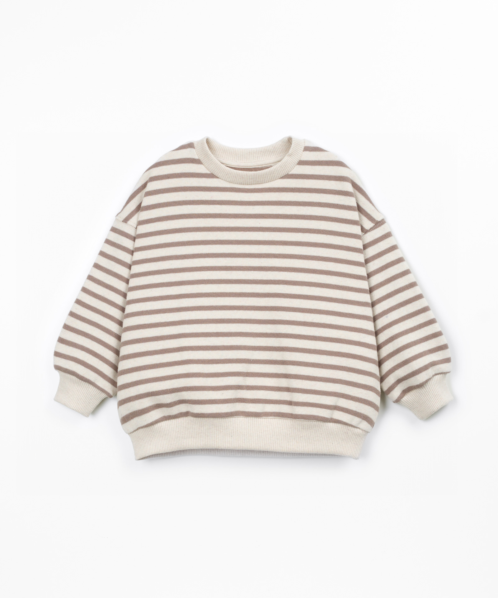 Pull en maille avec mélange de coton et coton recyclé