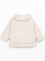 Camisola de pêlo com forro de malha Camisola de pêlo com forro de malha