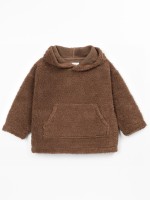 Camisola de pêlo com forro de malha Camisola de pêlo com forro de malha