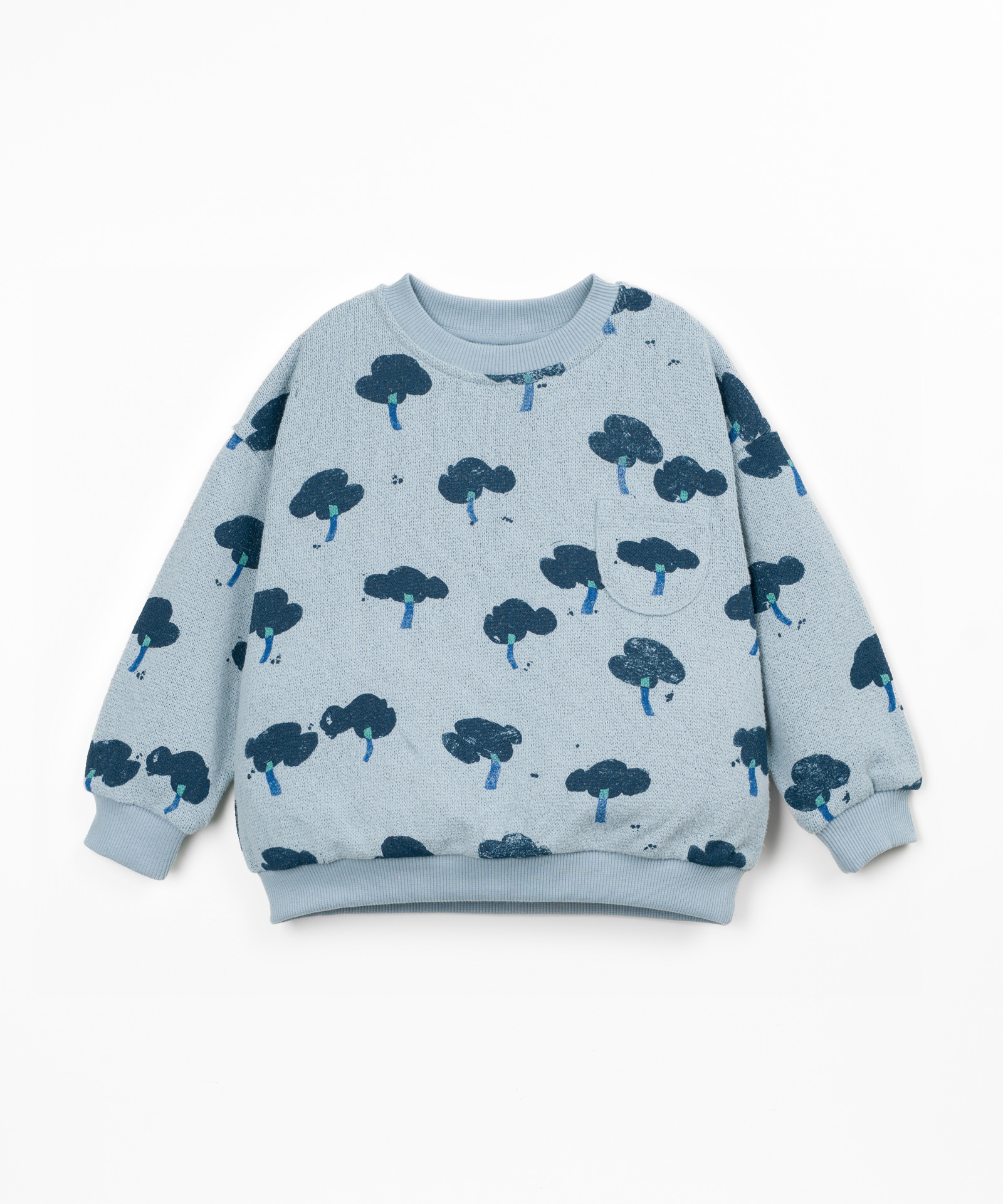 Pull en maille avec fibres recyclées