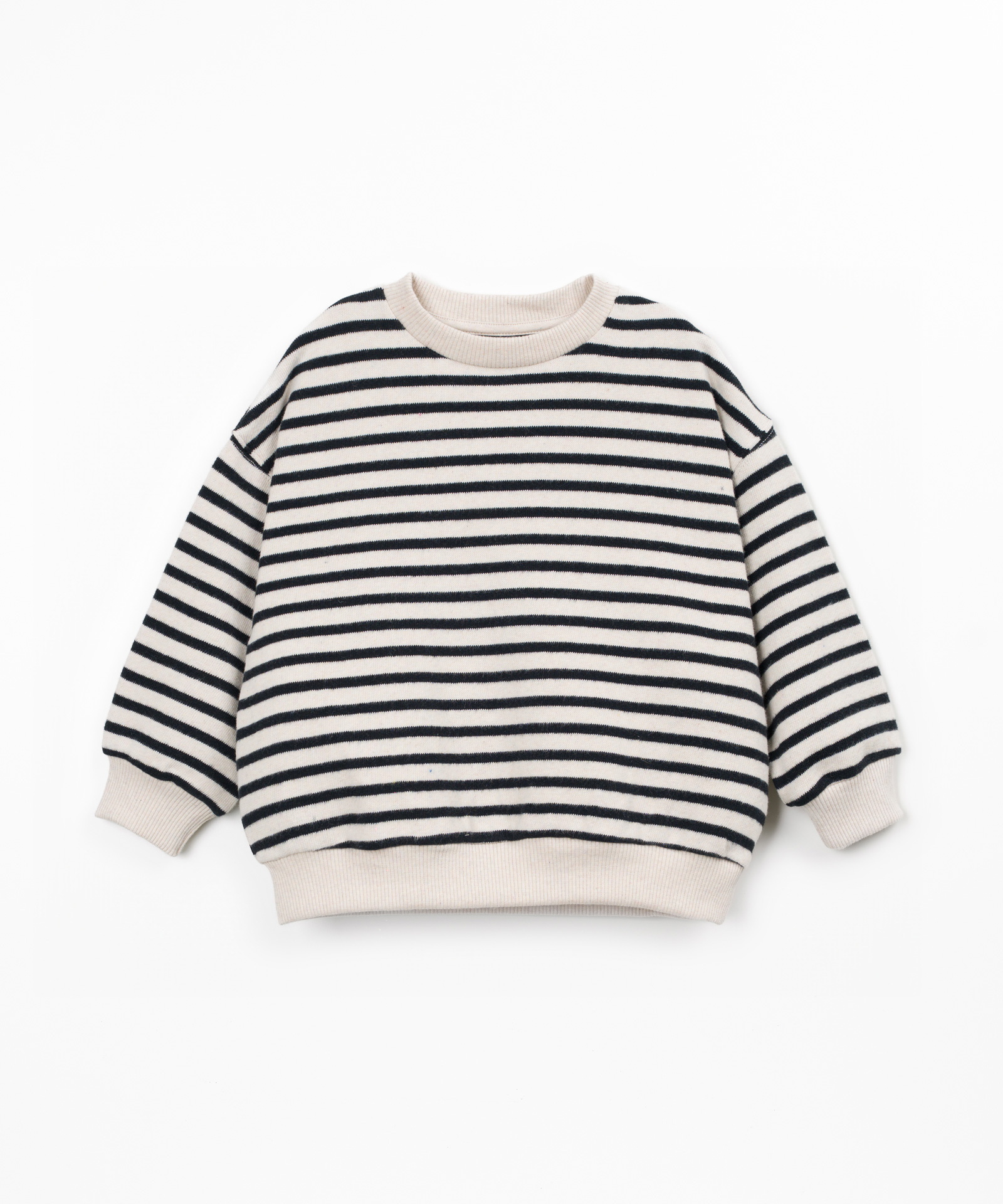 Pull en maille avec mélange de coton et coton recyclé