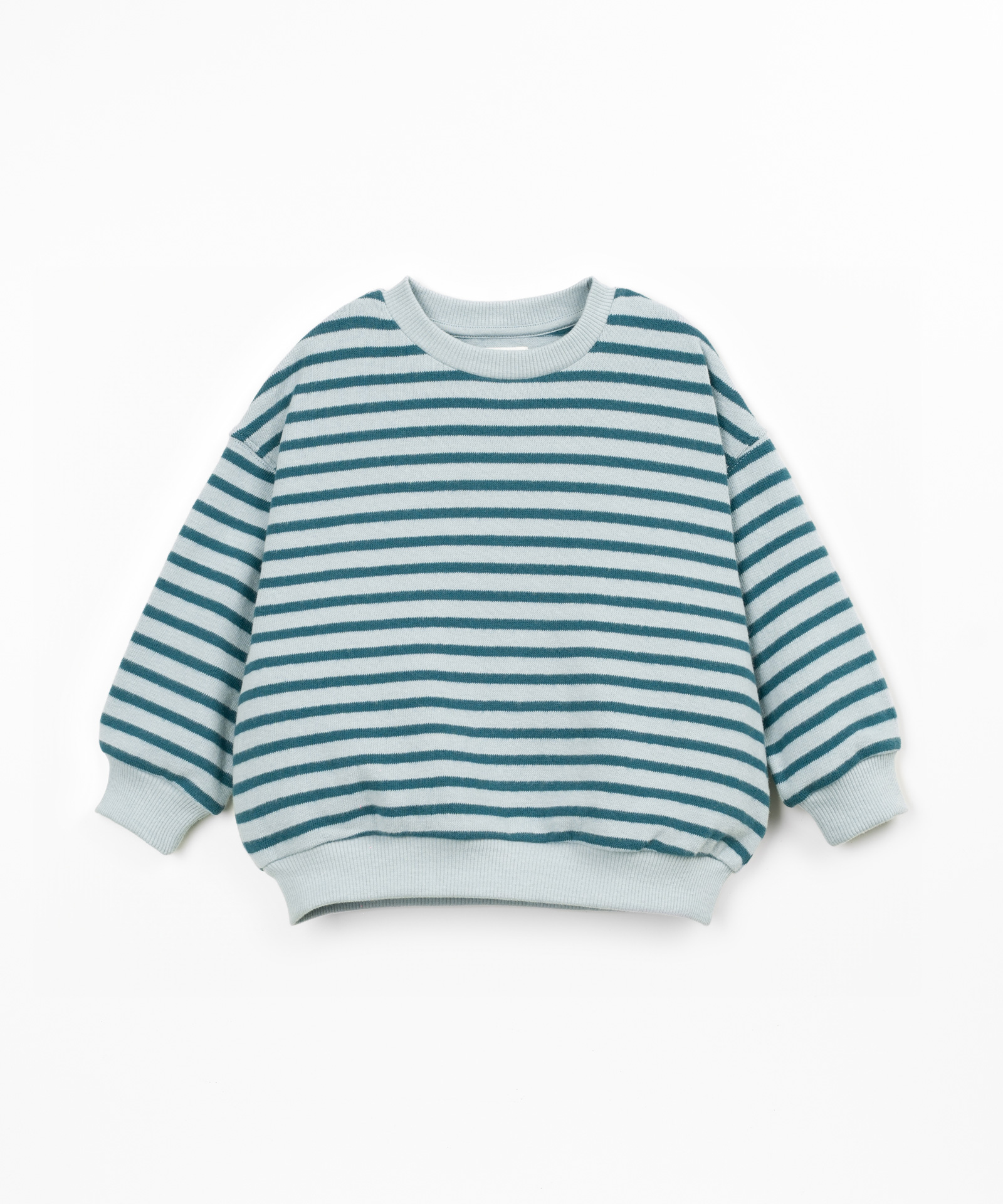 Pull en maille avec mélange de coton et coton recyclé