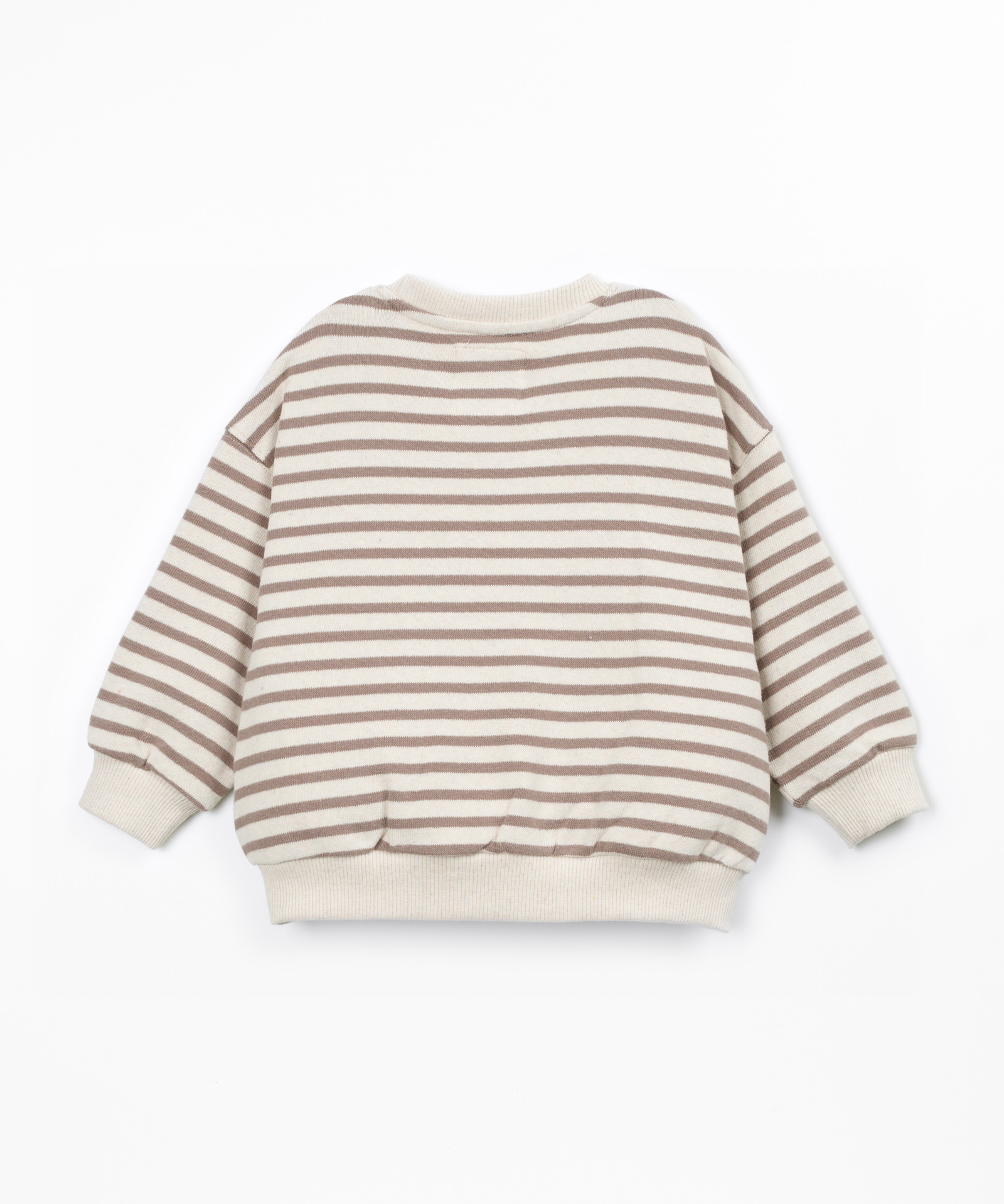 Pull en maille avec mélange de coton et coton recyclé