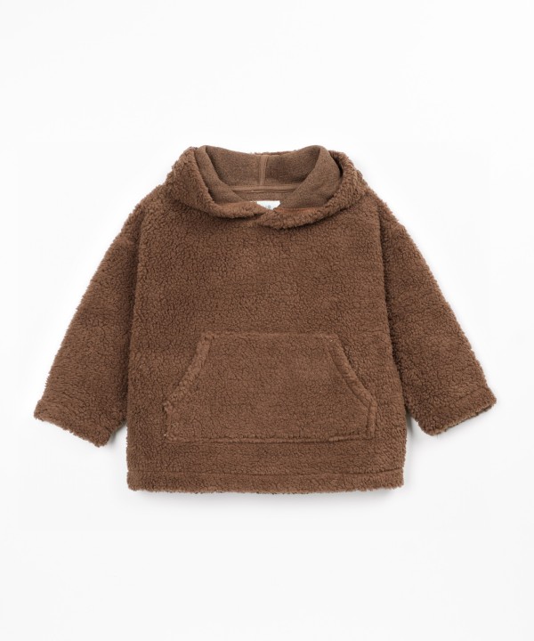 Camisola de pêlo com forro de malha