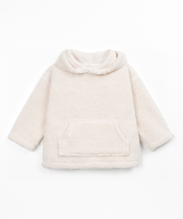 Camisola de pêlo com forro de malha