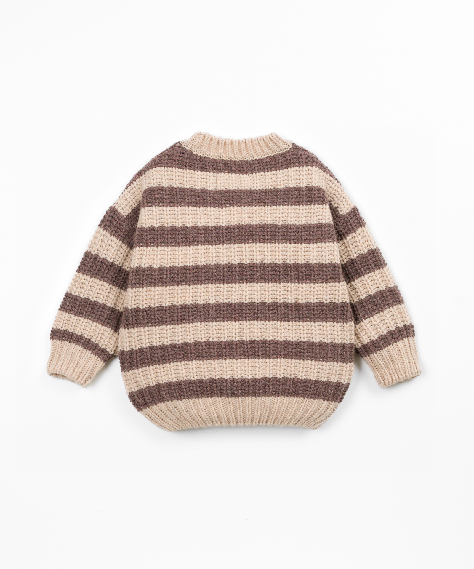 Camisola tricot às riscas