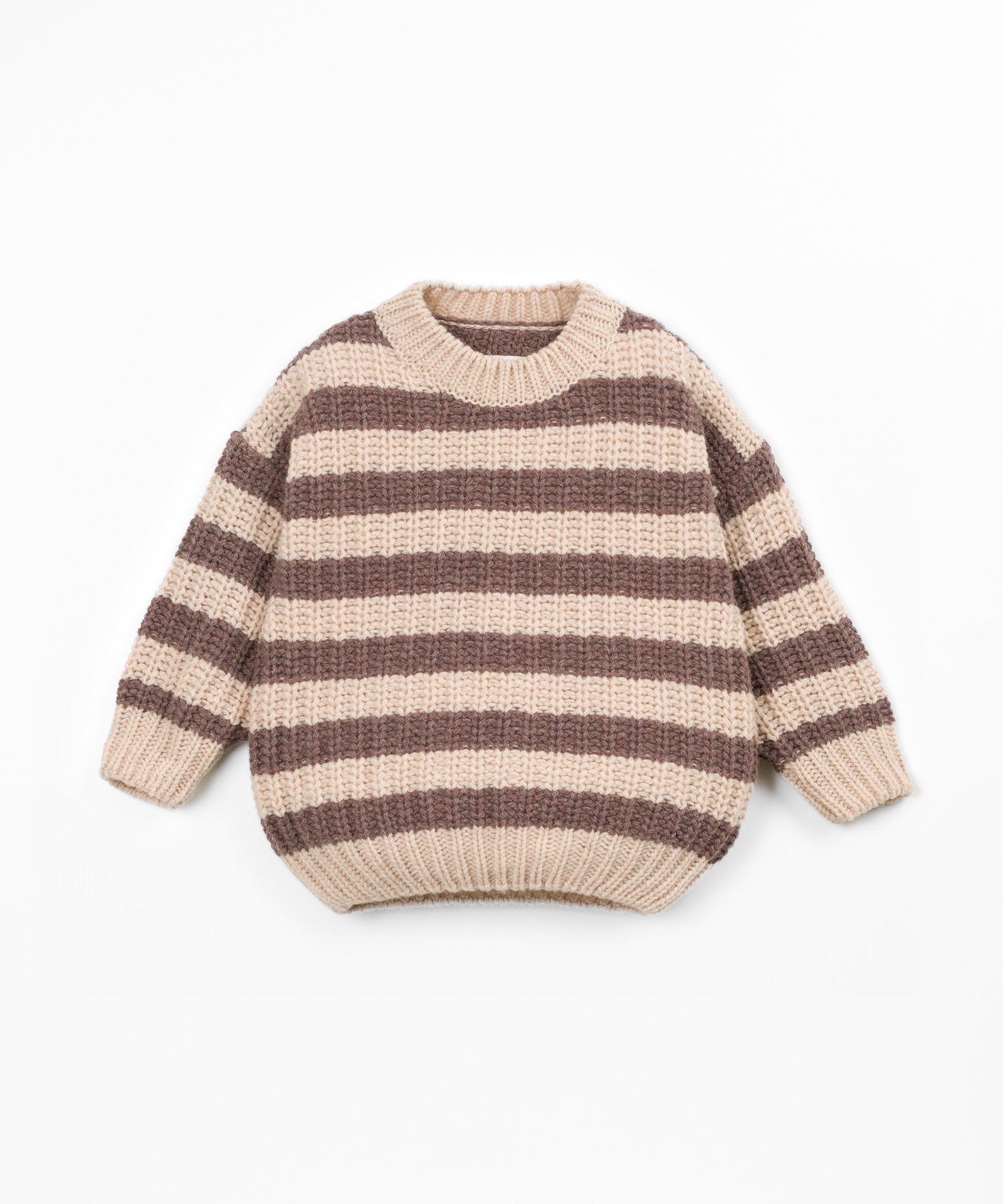 Camisola tricot às riscas