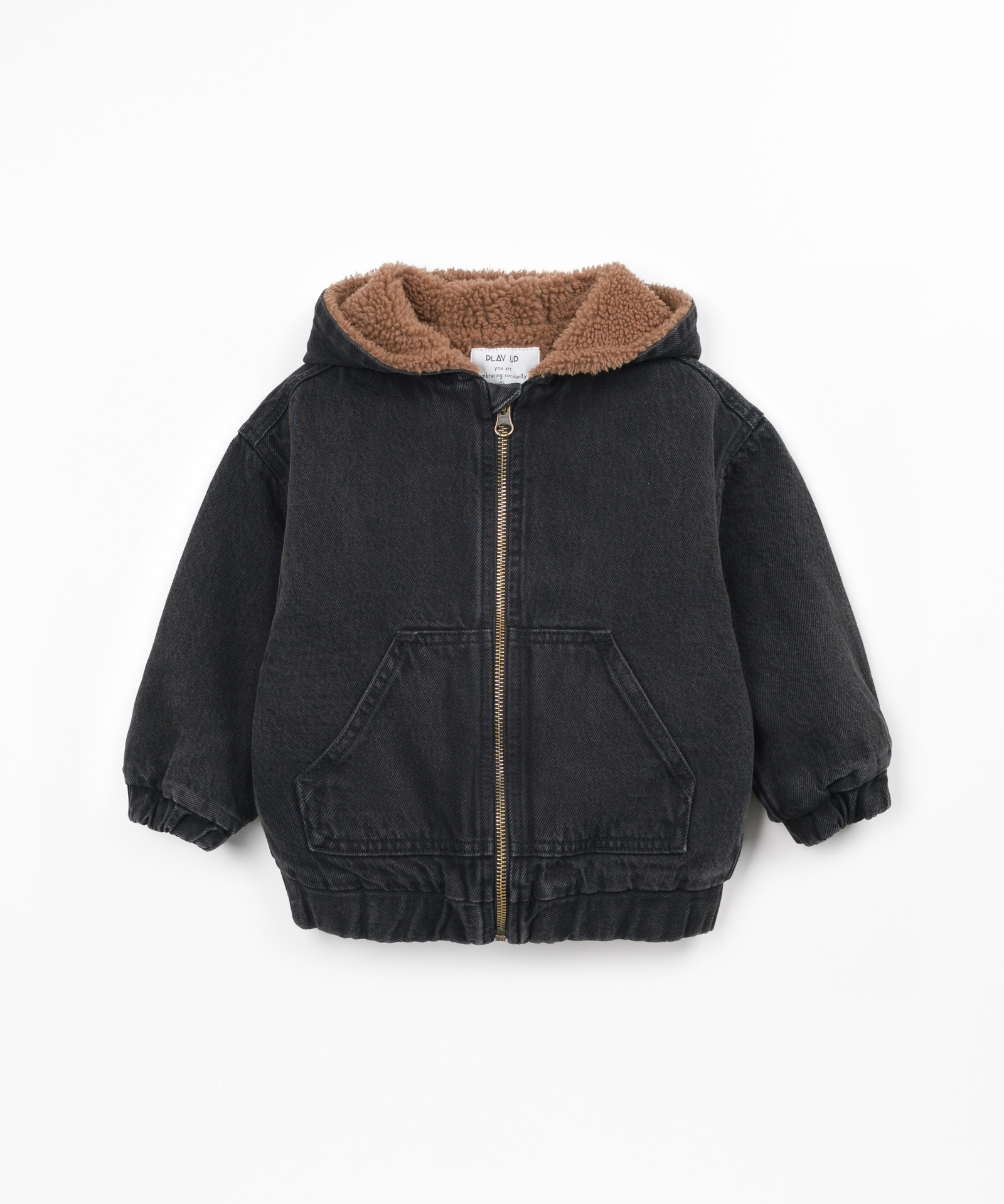 Veste en jean avec doublure en fourrure