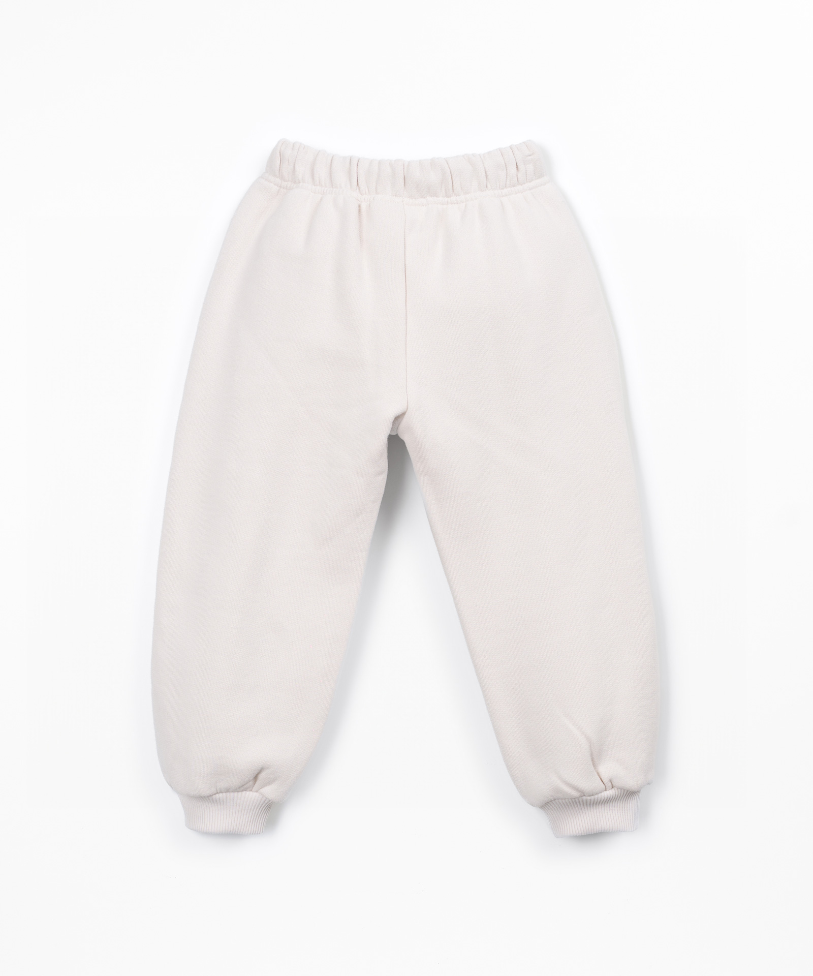 Calça de malha em algodão