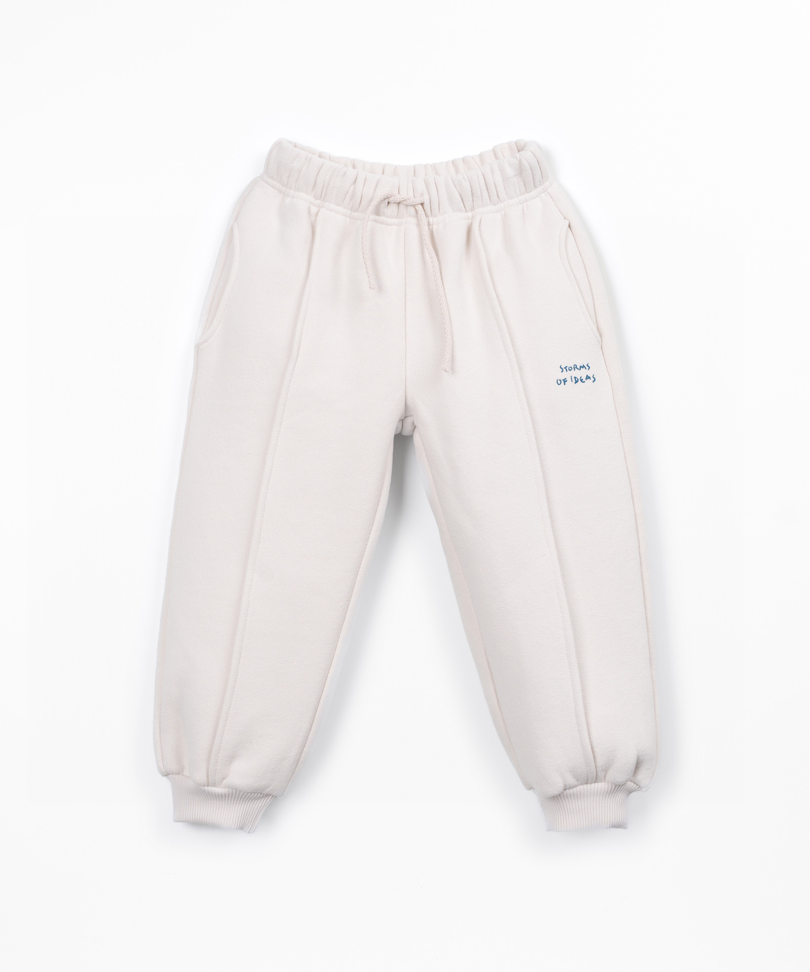 Calça de malha em algodão