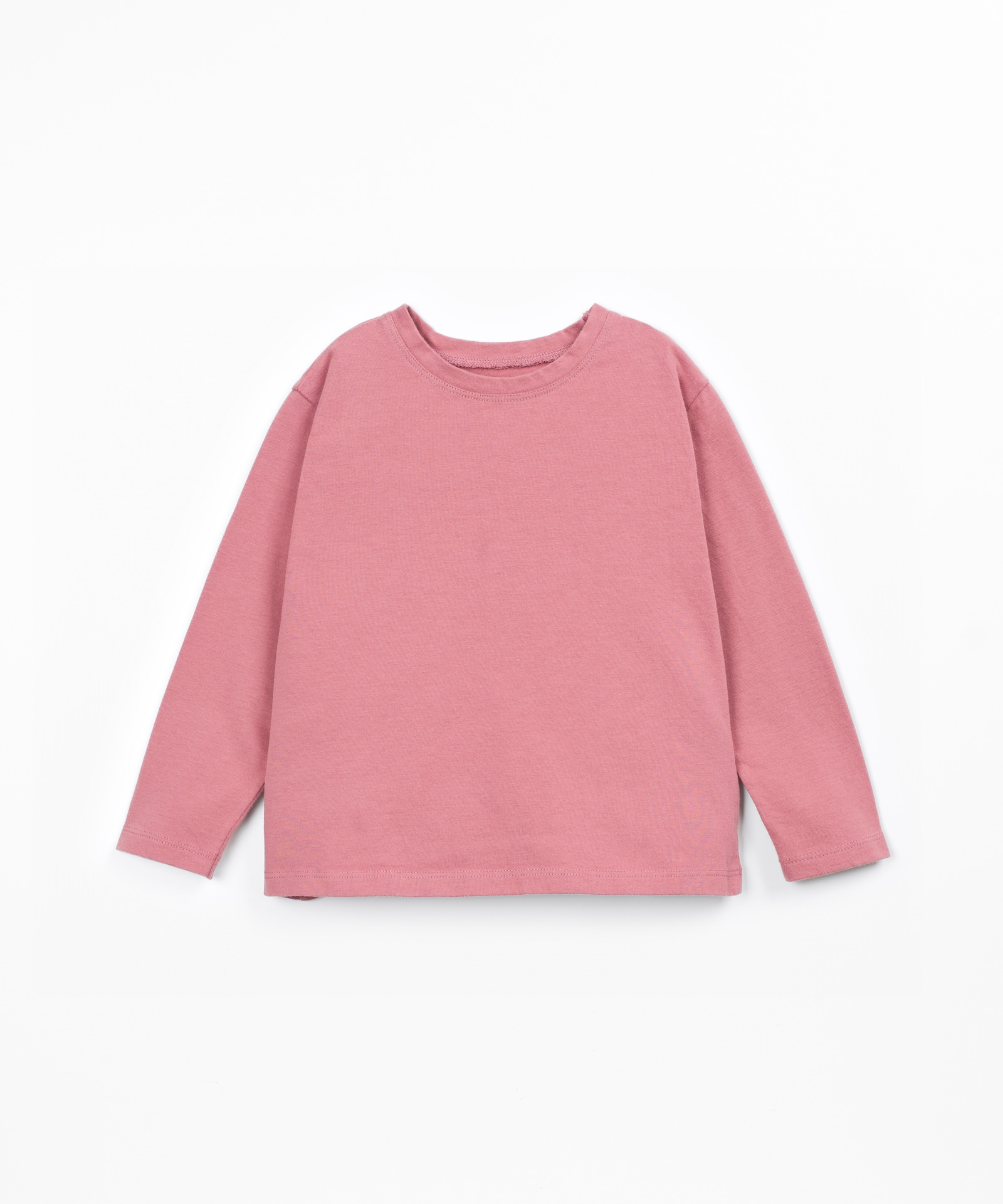 T-shirt de malha com algodão reciclado