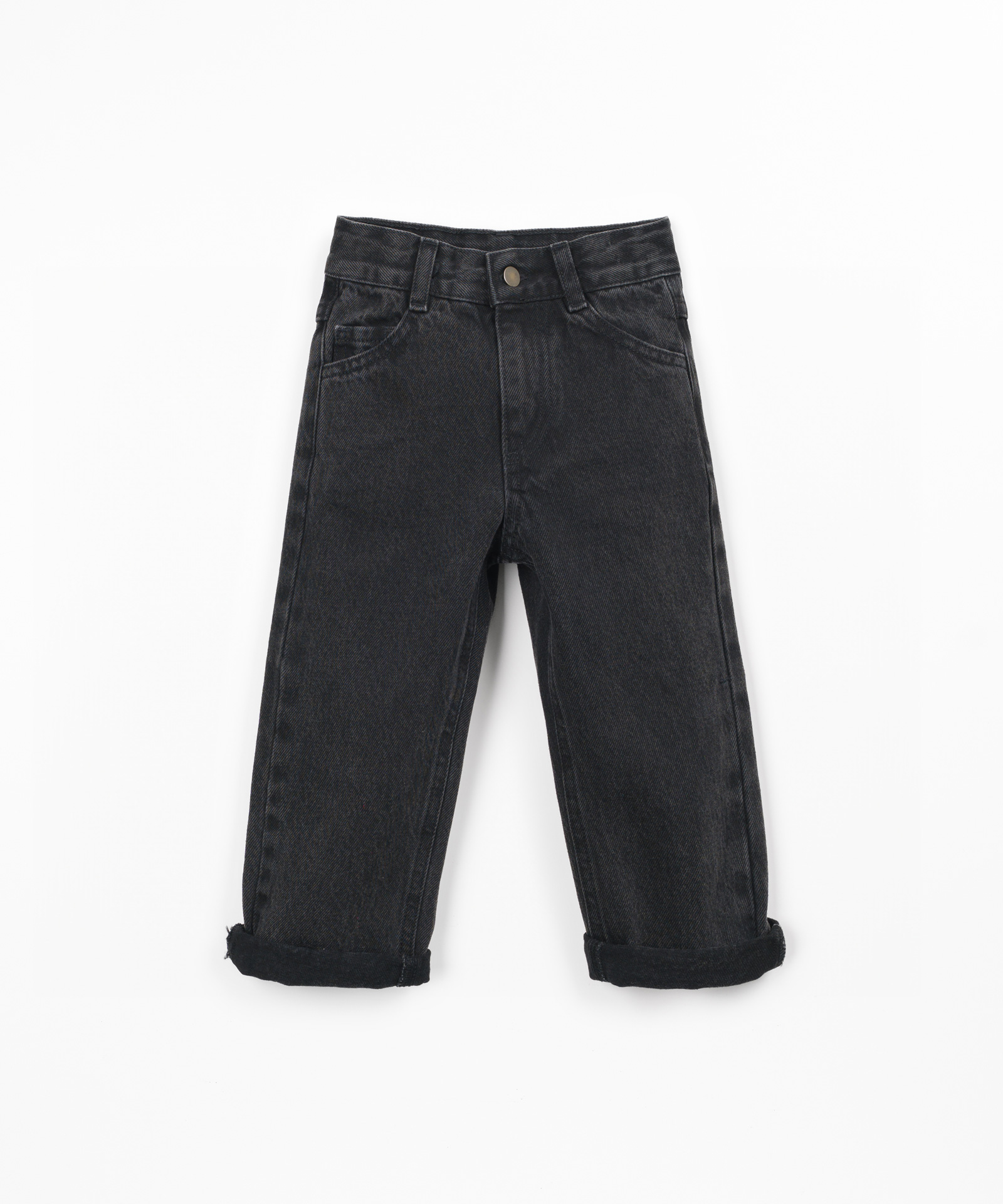 Pantaloni in denim con cintura regolabile