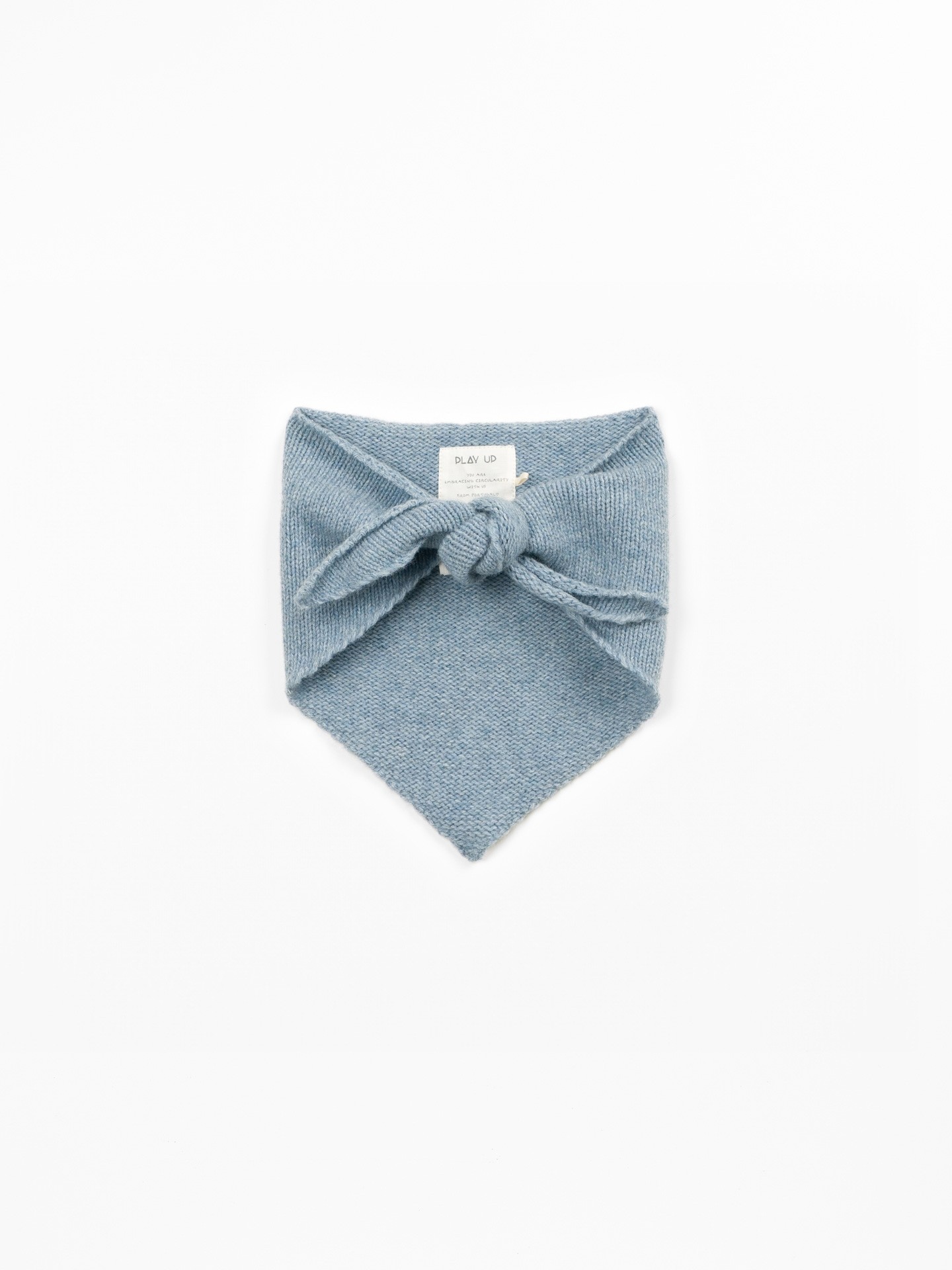 Knit wool collar