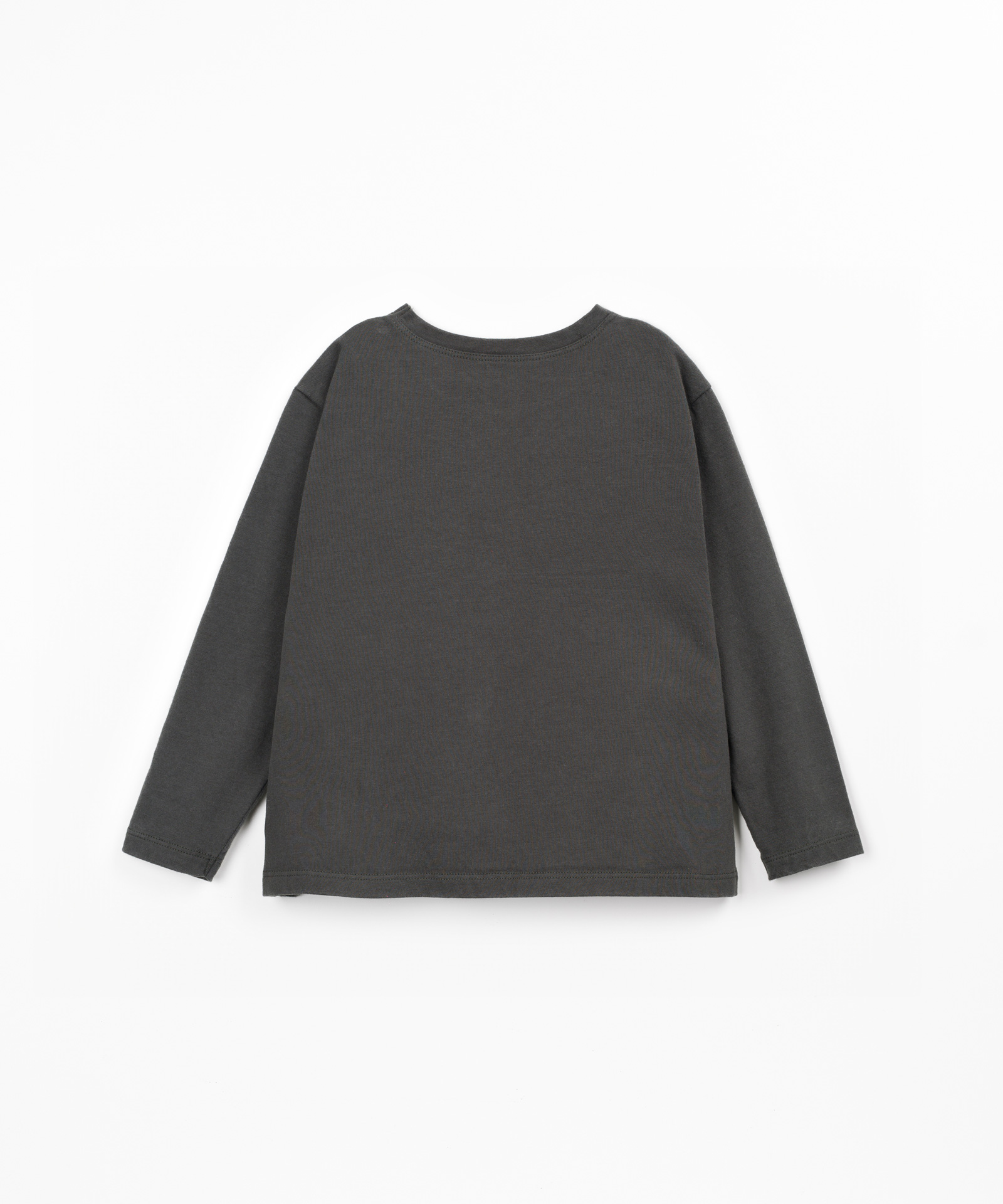 T-shirt de malha com algodão reciclado