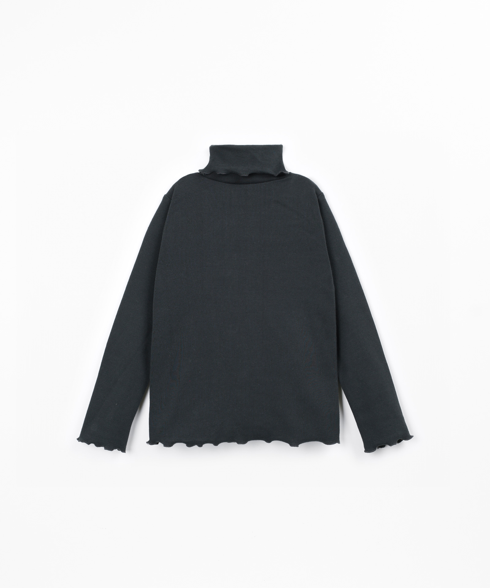 T-shirt en maille à col montant