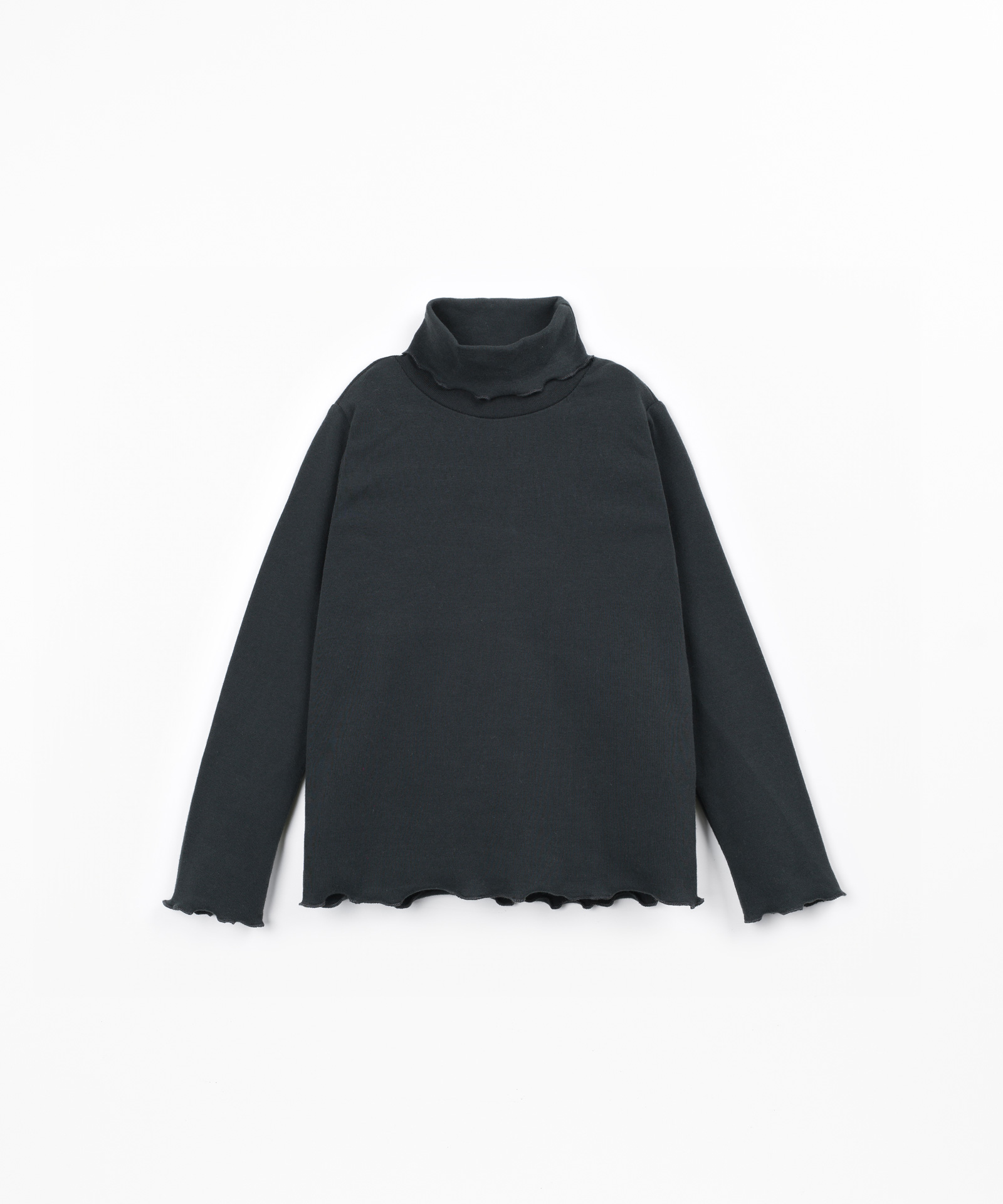 T-shirt en maille à col montant