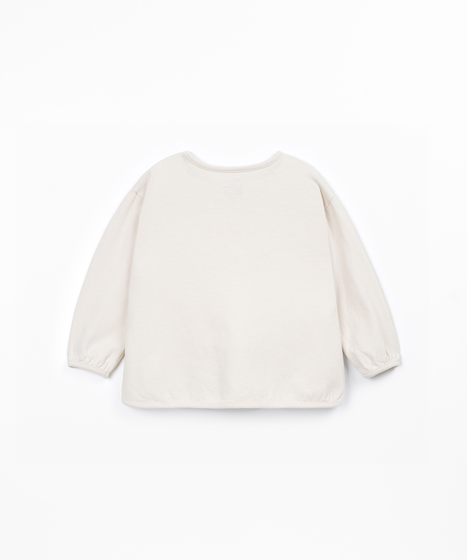 T-shirt de malha com fibras naturais