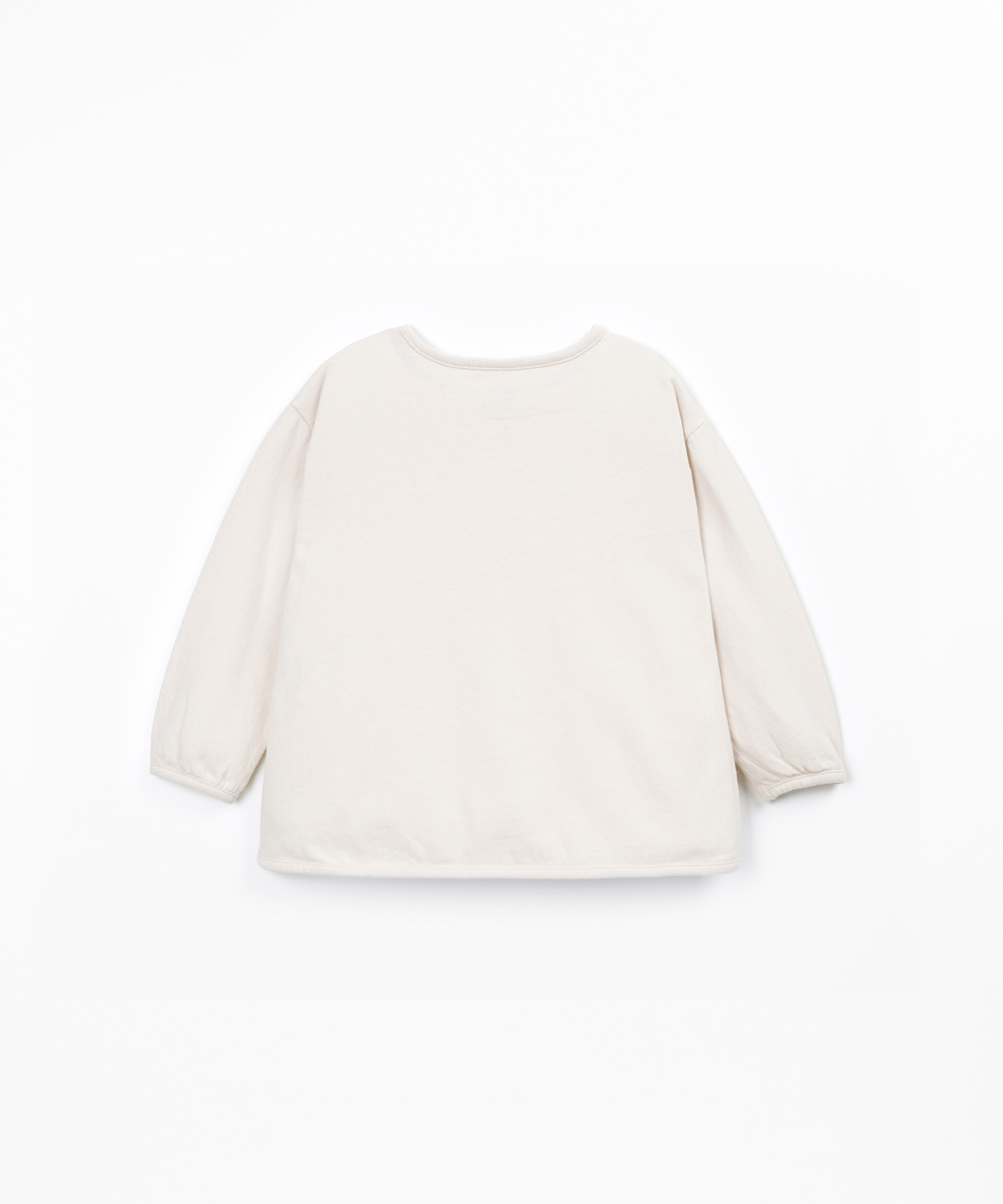 T-shirt de malha com fibras naturais