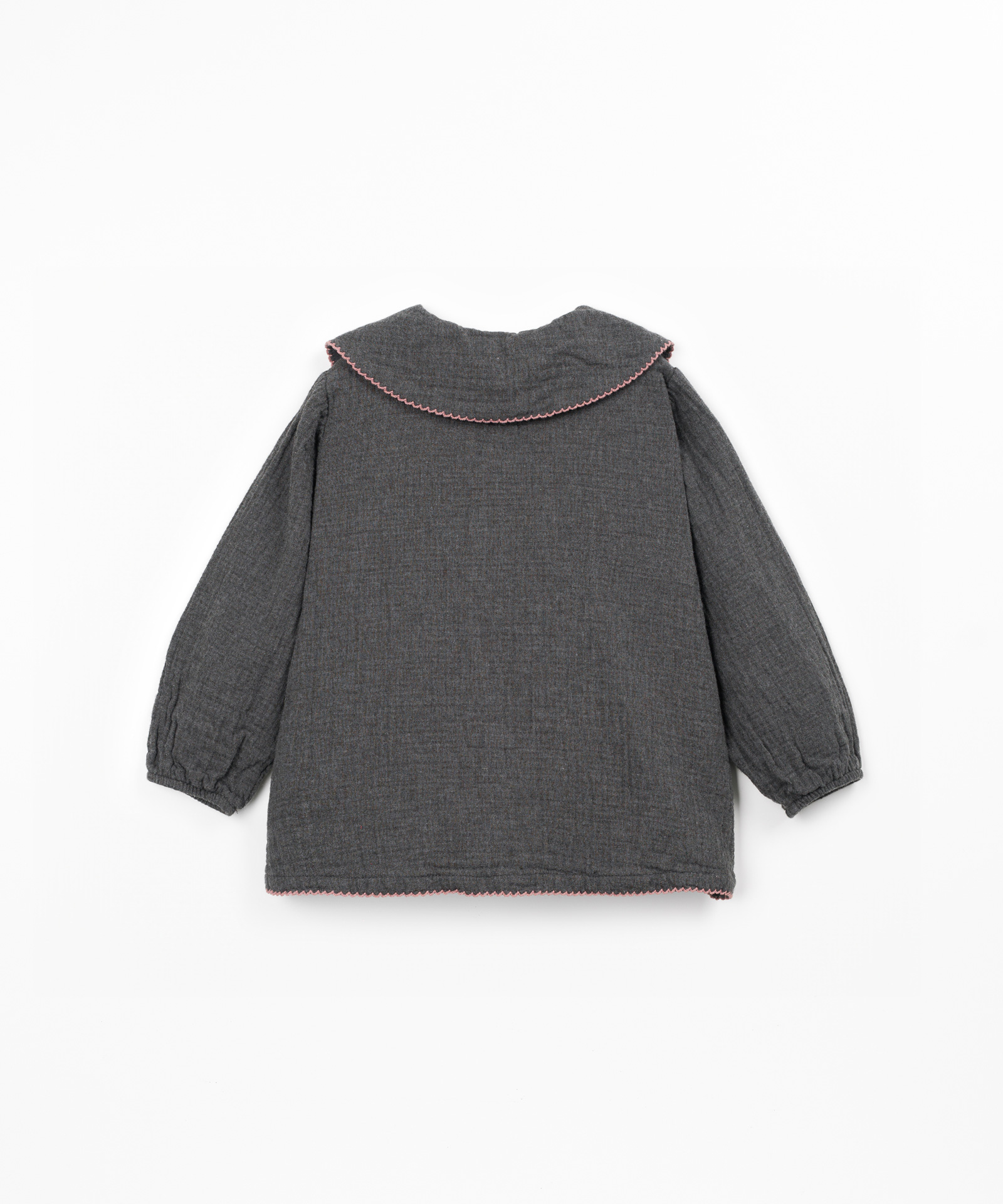 Blouse en tissu avec col