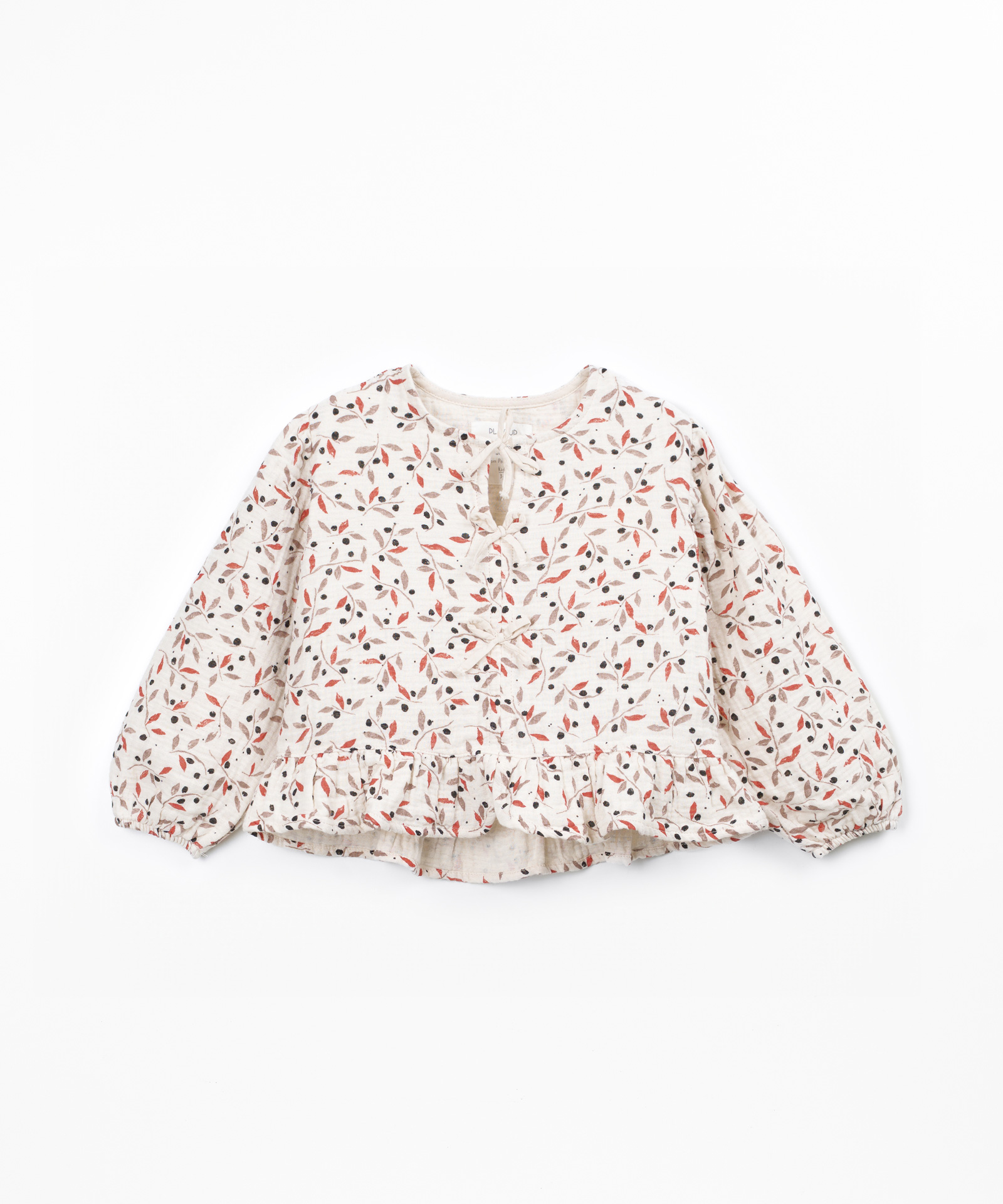 Blouse en tissu de fibres naturelles