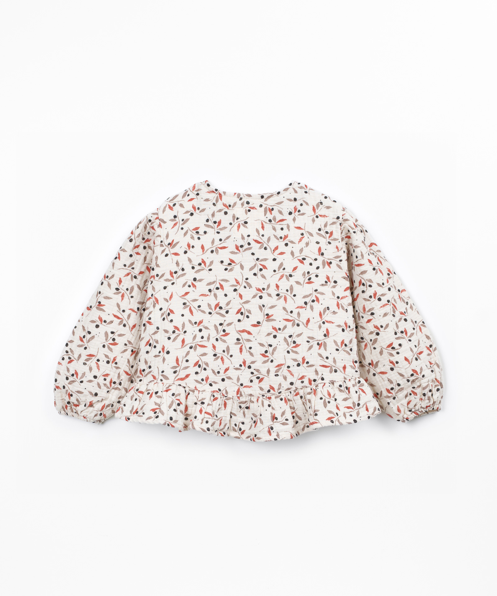 Blouse en tissu de fibres naturelles