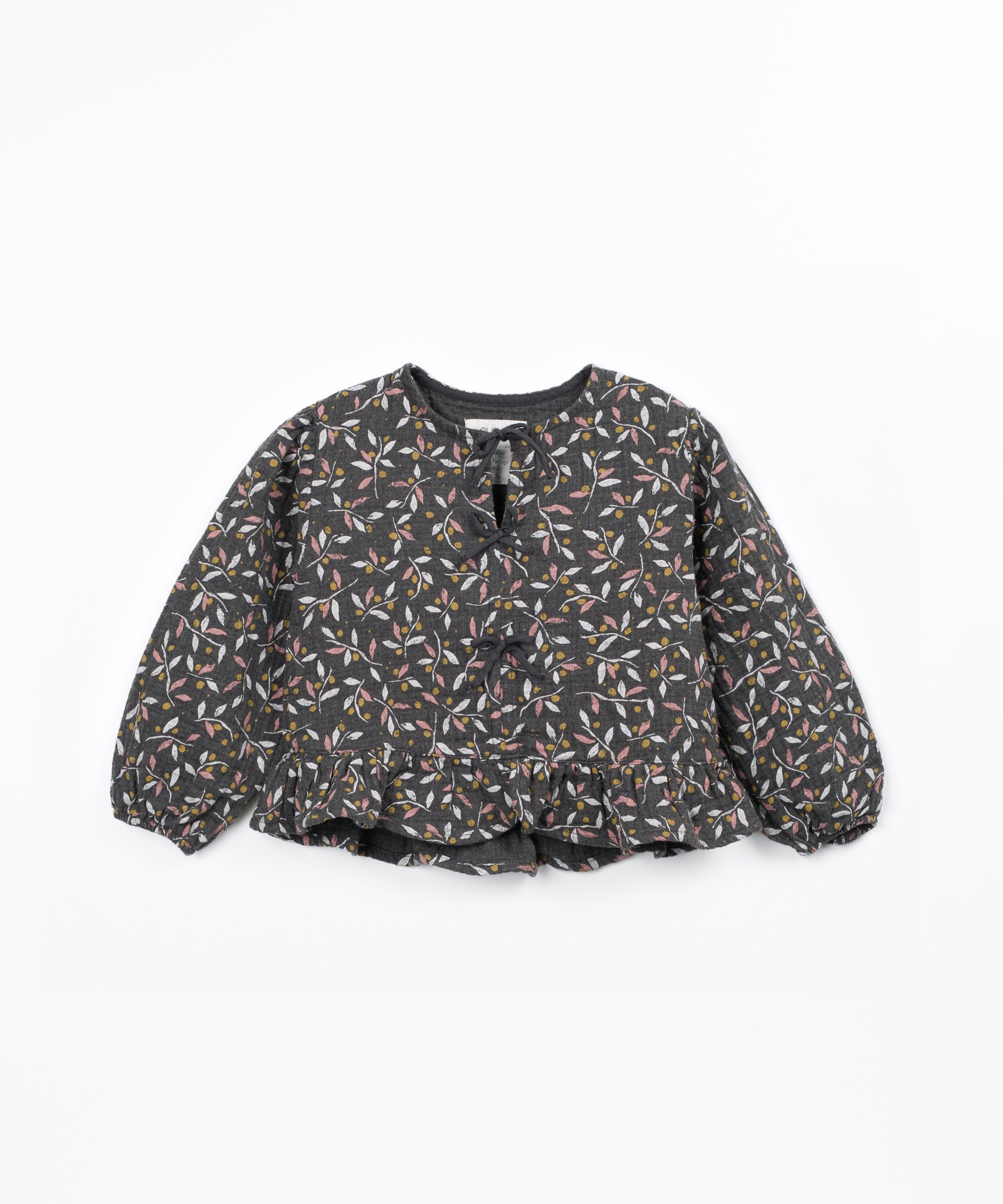 Blouse en tissu de fibres naturelles