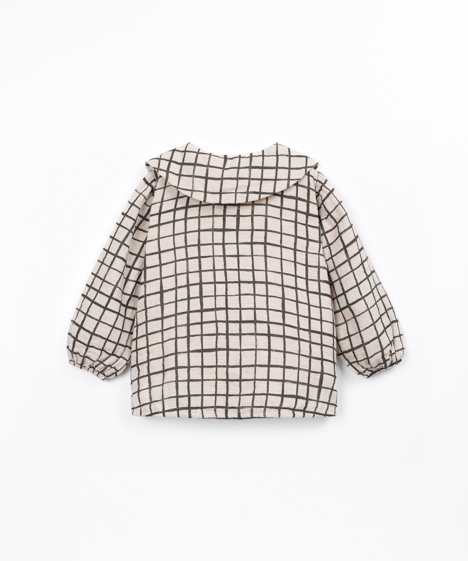 Blouse en tissu à carreaux