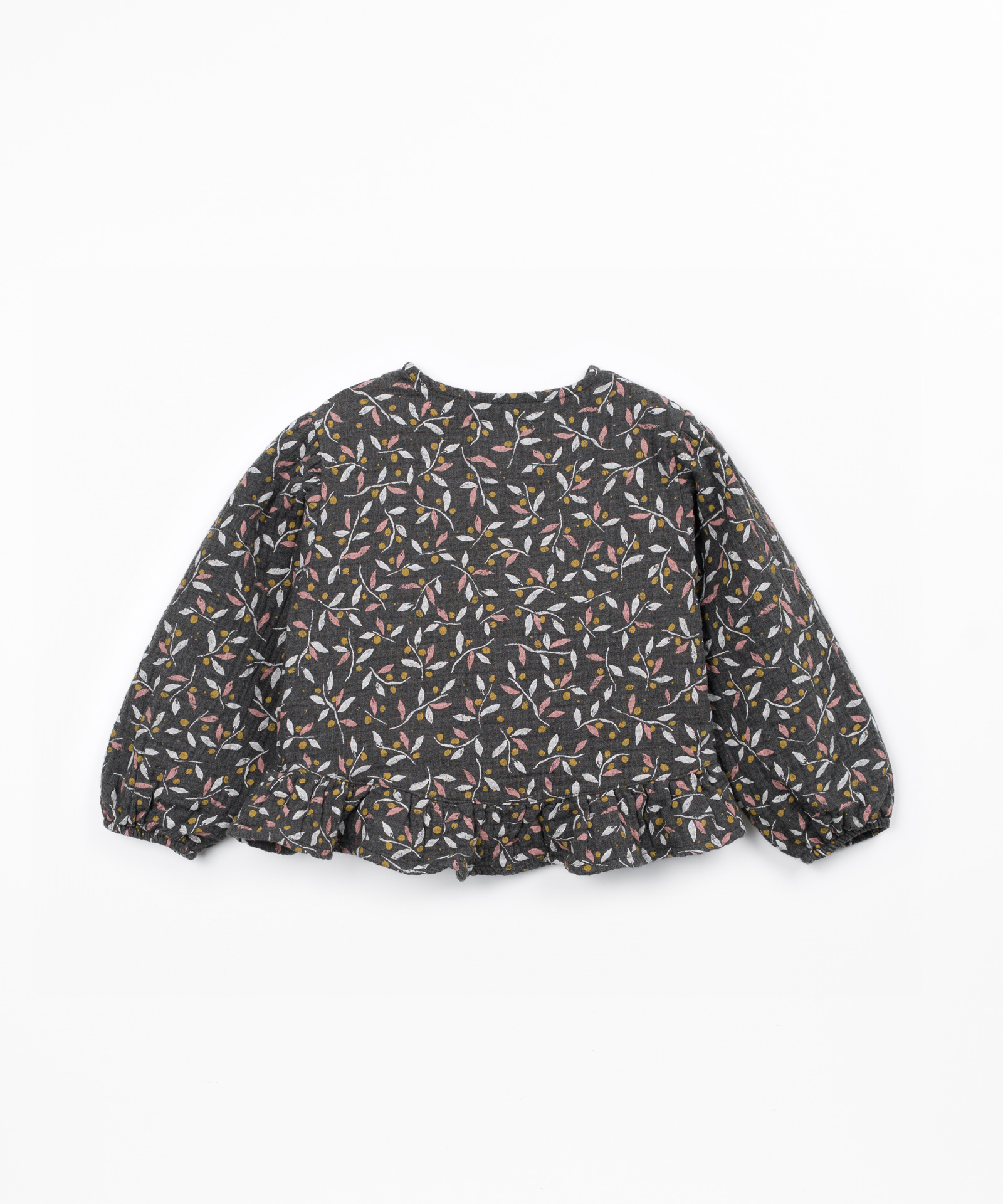 Blouse en tissu de fibres naturelles