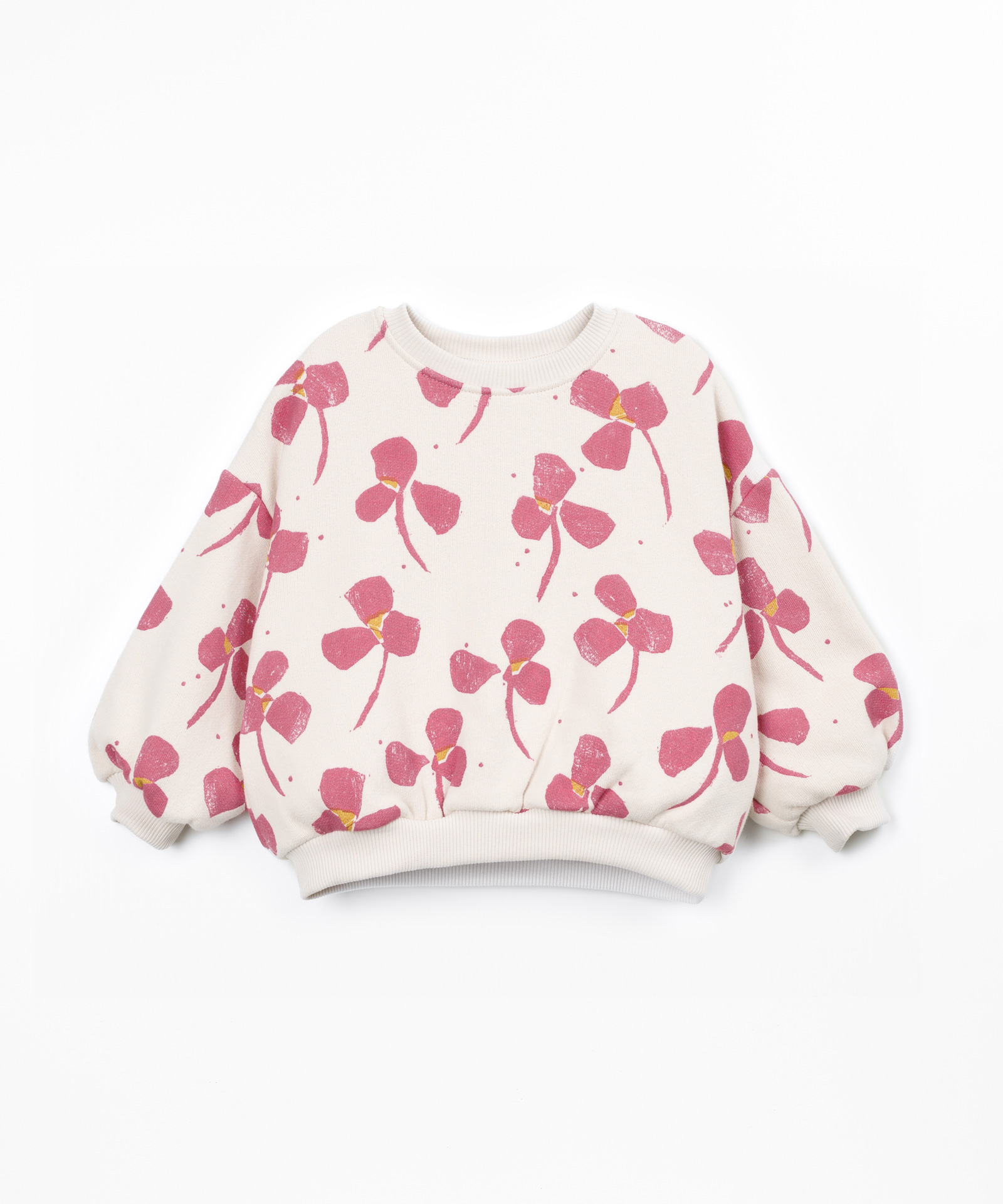 Camisola com estampado de flores