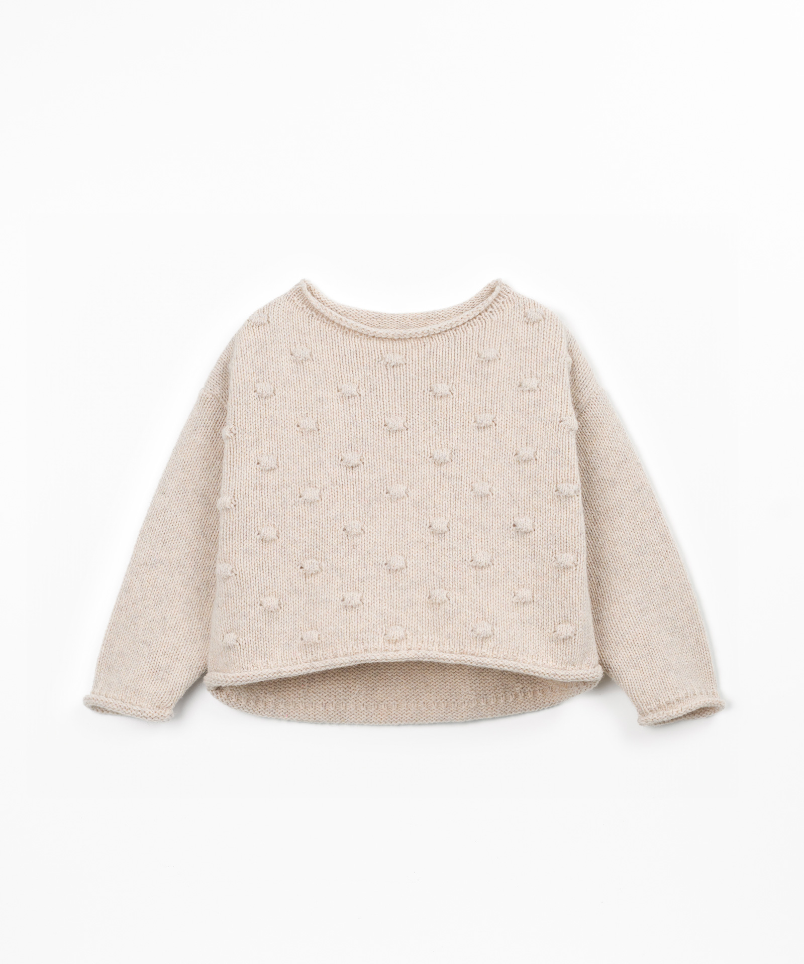 Pull en maille tricotée