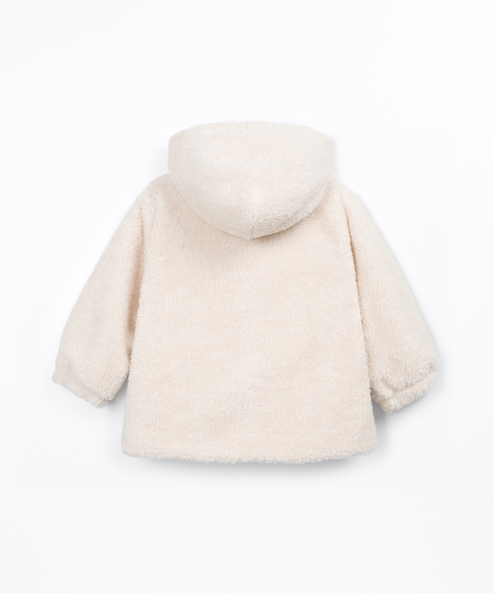 Veste en fourrure à capuche