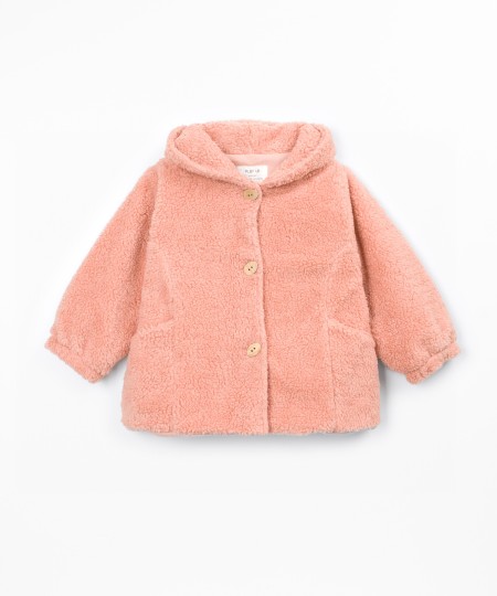 Veste en fourrure à capuche - Image product
