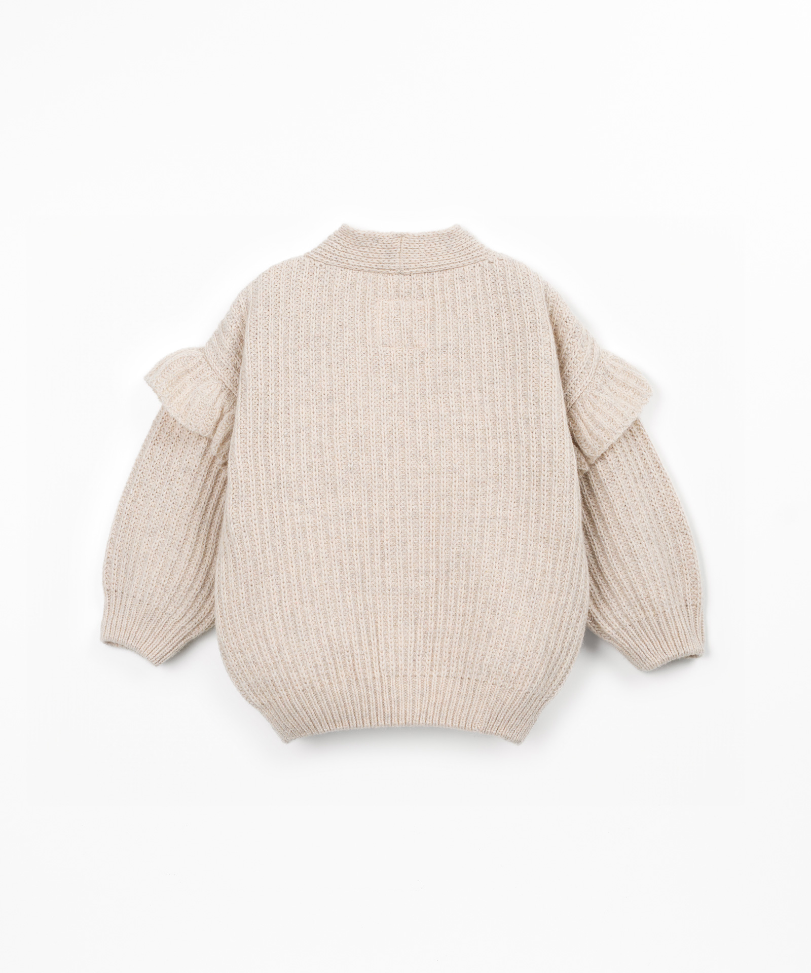 Veste en maille tricotée