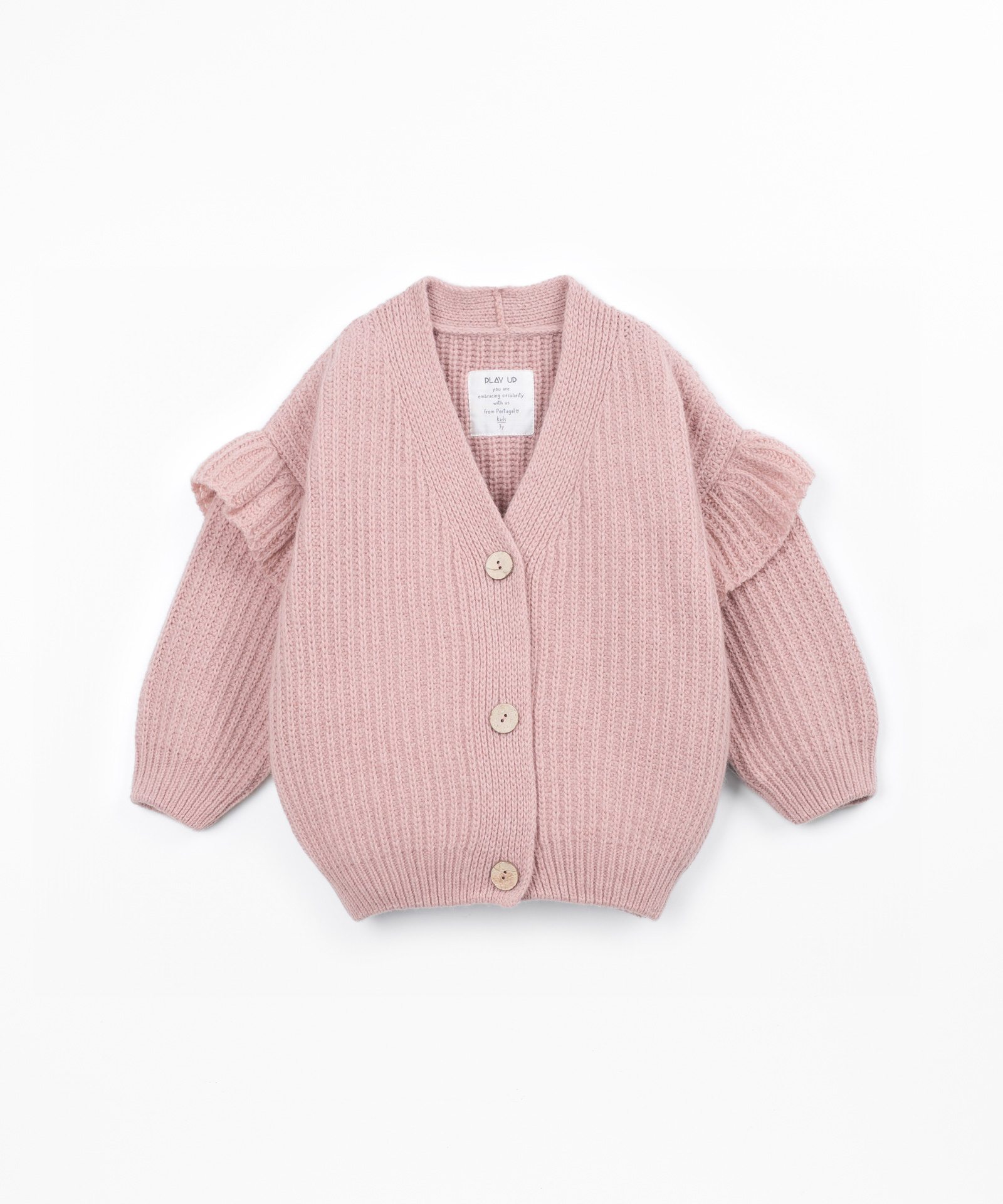 Veste en maille tricotée