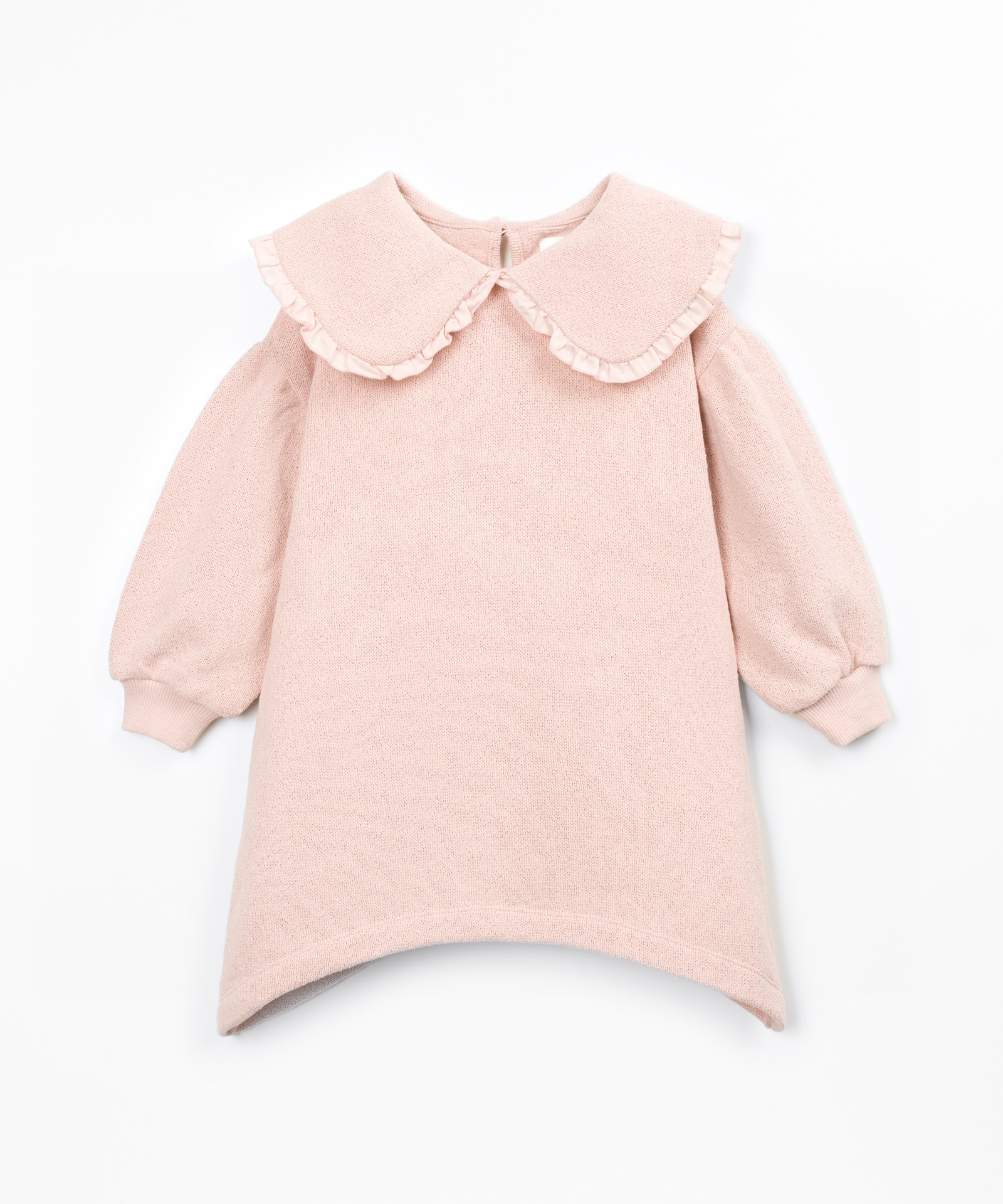 Vestido de malha com gola