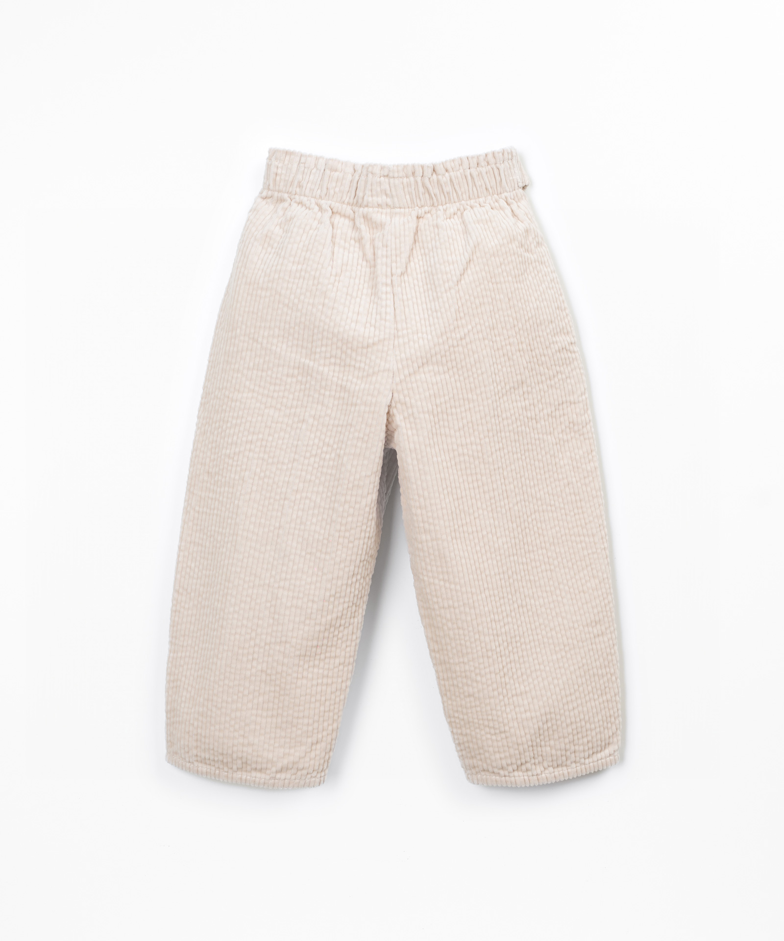 Pantalon en velours côtelé à taille élastique