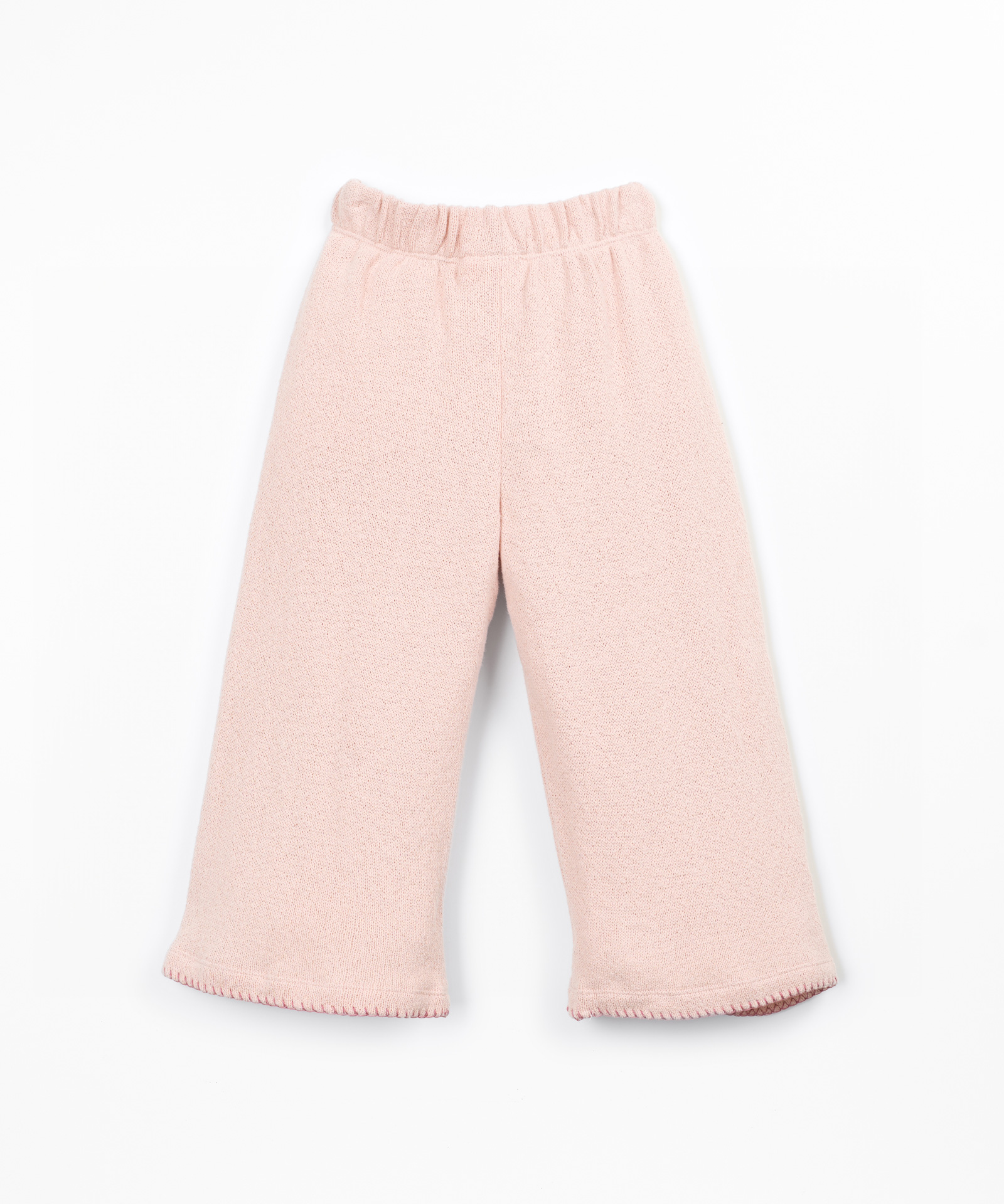 Pantalon en maille avec mélange de fibres