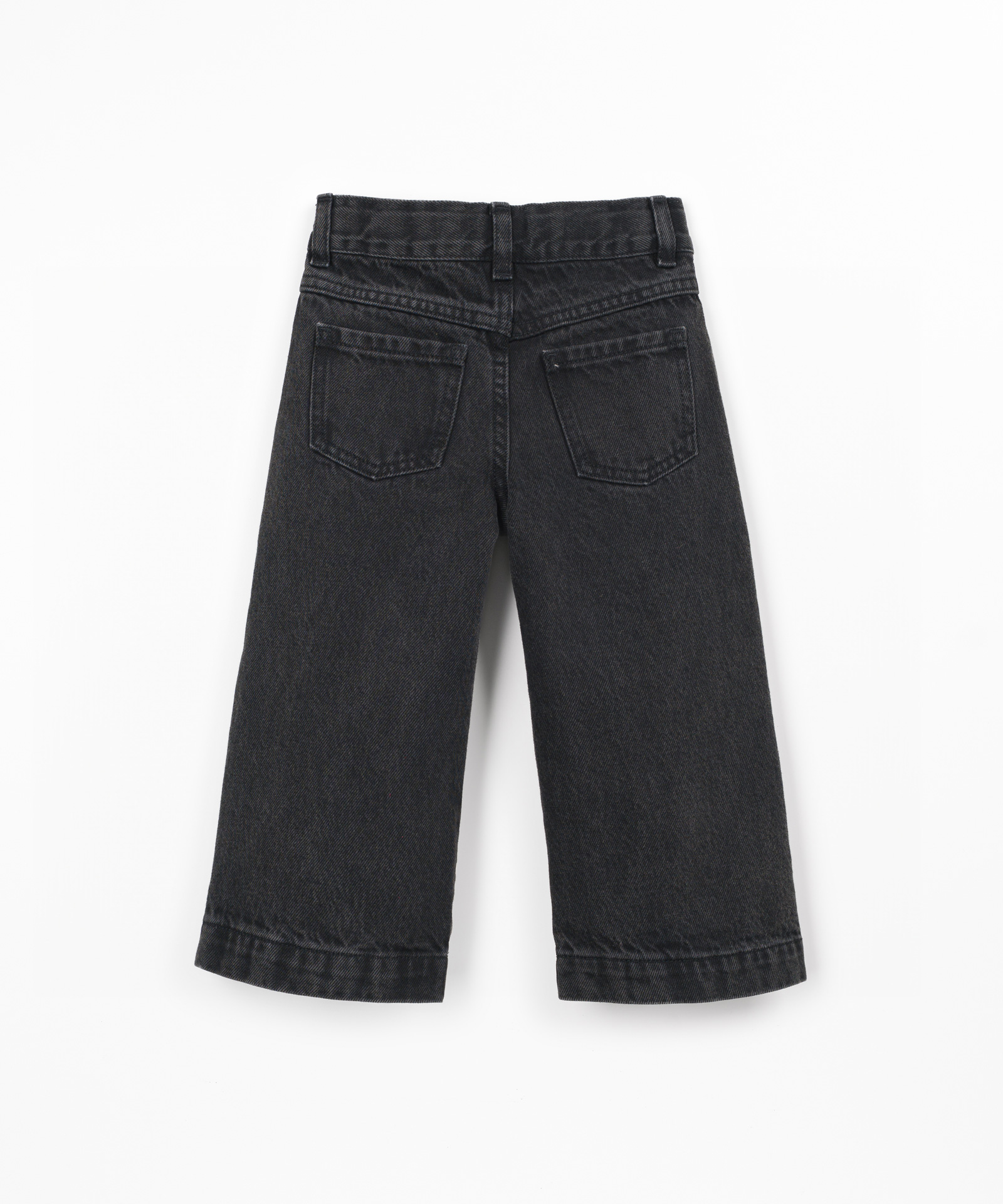 Calça de ganga com cinto ajustável