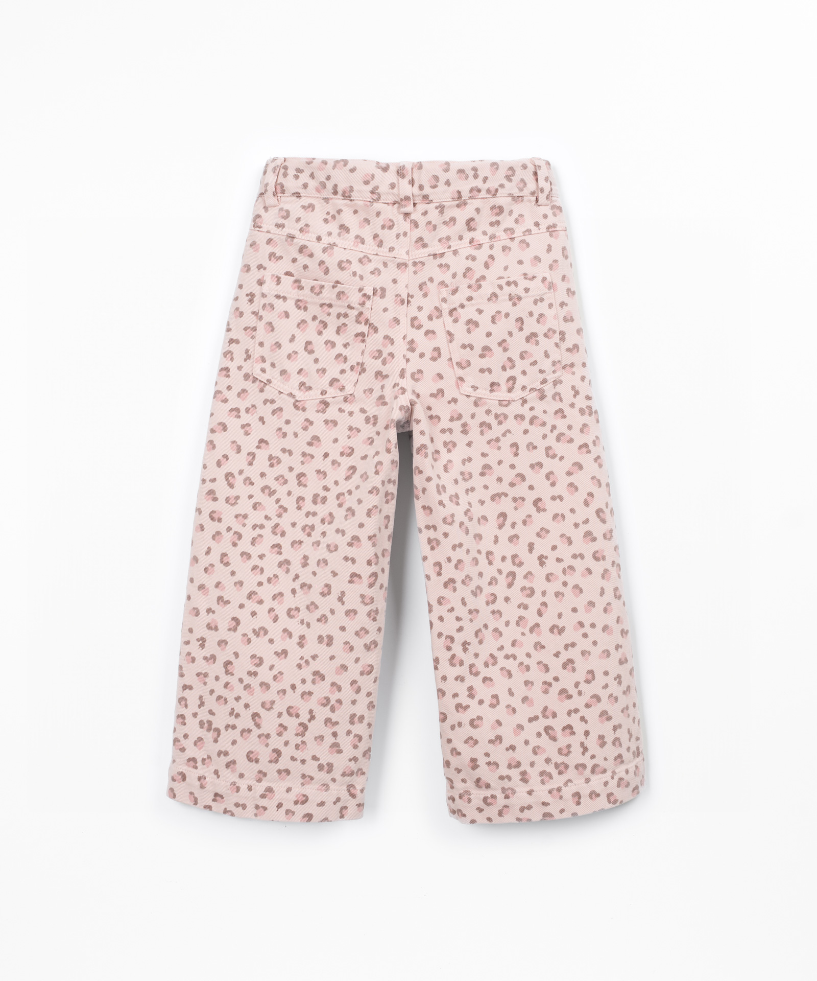 Calça de sarja com estampado