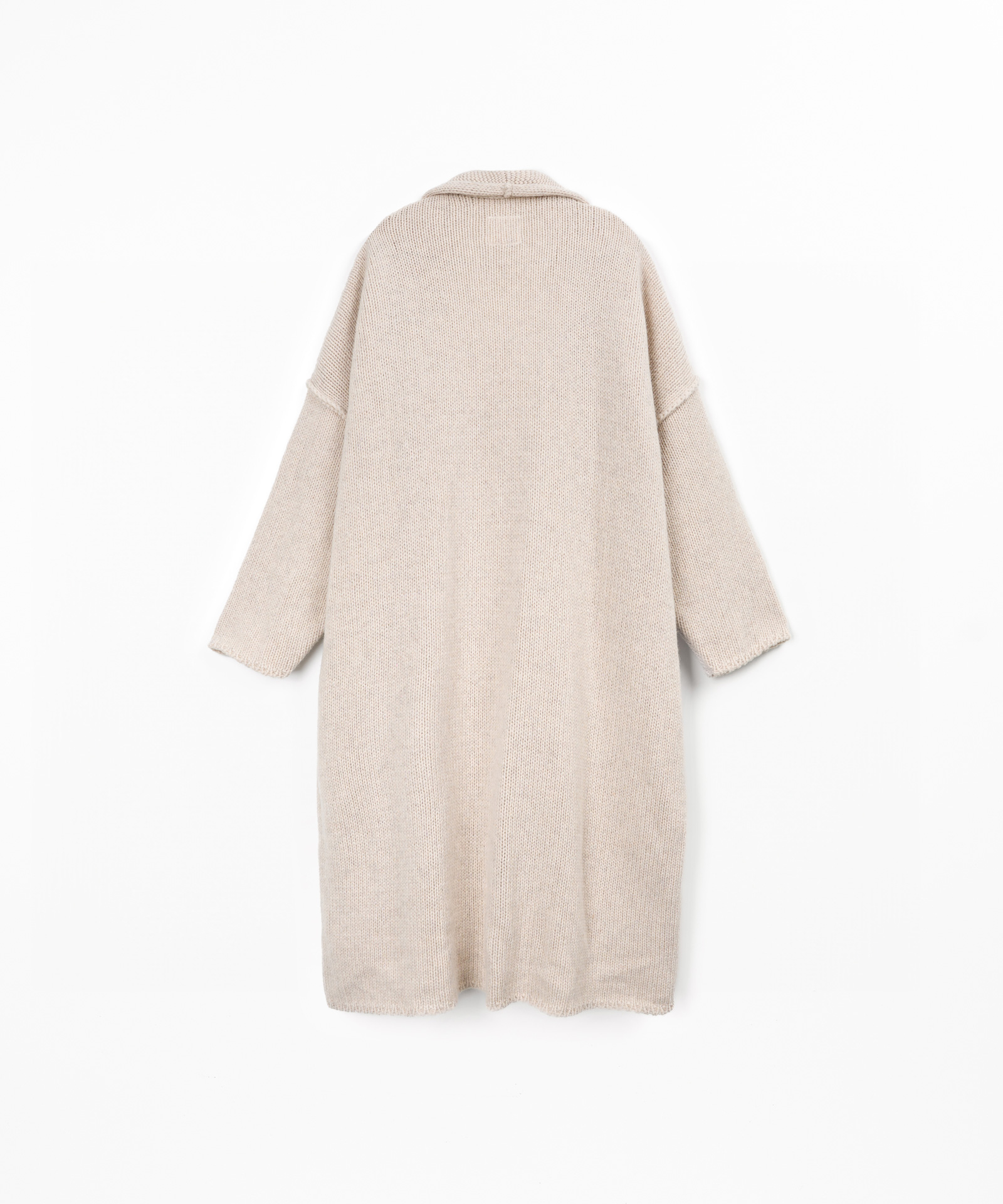 Giacca in maglia con lana riciclata