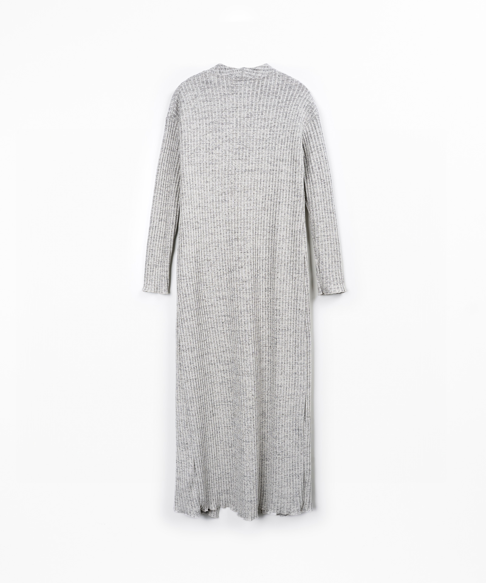 Long knit jacket