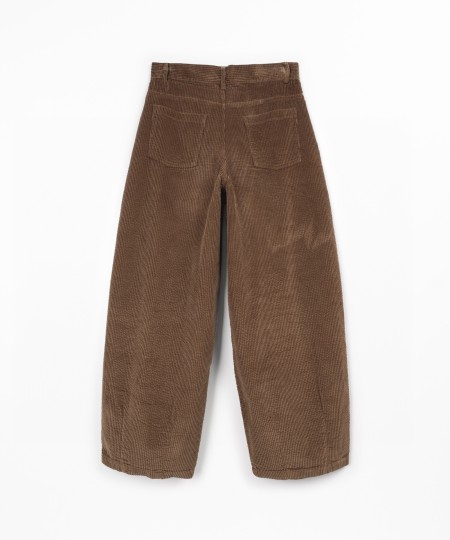 Pantalon en velours côtelé de coton