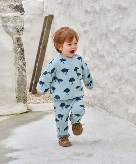 Pantalon en maille avec imprim? - Image product
