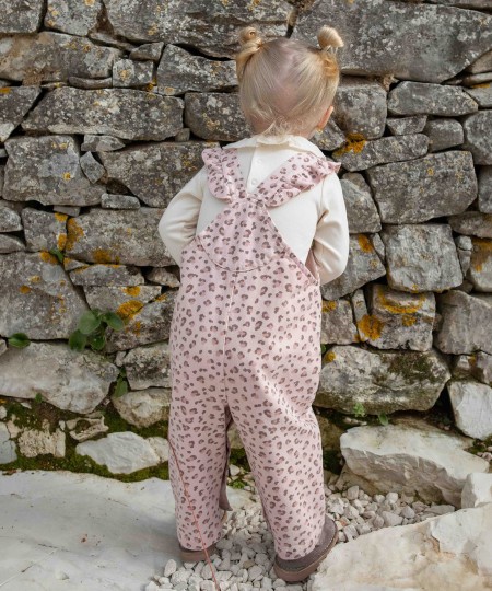 Stoffoverall mit Druck