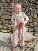 Stoffoverall mit Druck