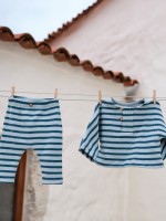 Jersey leggings with elastic waistband