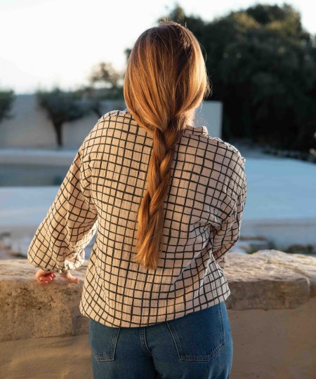 Camisa de tejido de algodón