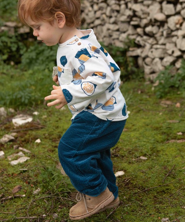 T-Shirt mit recycelter Baumwolle