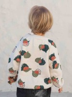 Strickpullover mit Feigenmuster Strickpullover mit Feigenmuster