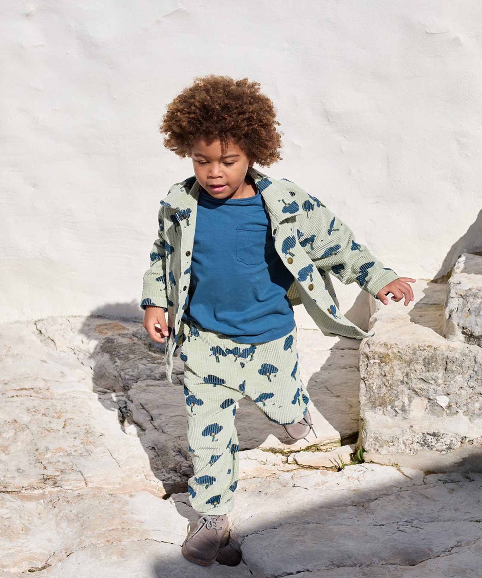 T-shirt di maglina in cotone e cotone riciclato